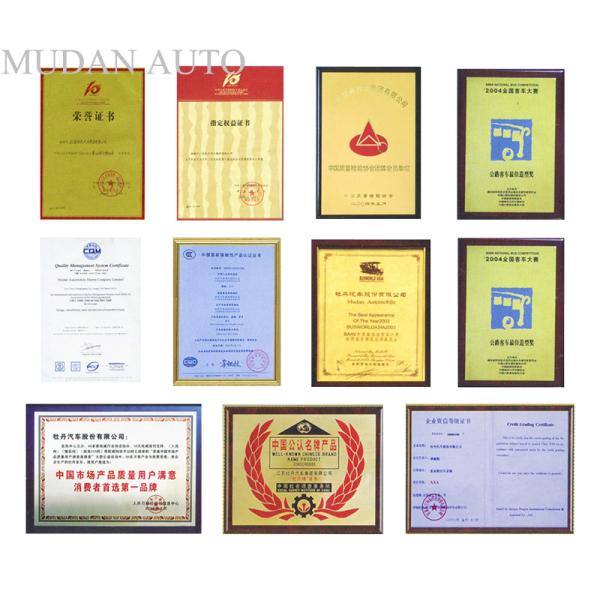 Hybrid Urban Intra City Bus 70L Fuel , Mudan Inner City Bus LHD Steering