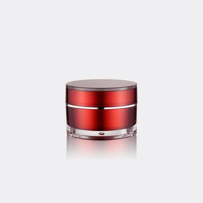 Frascos cosméticos plásticos luxuosos recarregávéis para o creme GR704A/B 15ML 30ML 50ML do olho da cara