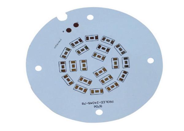 LED Spot light Aluminum PCB Board , Pcb Aluminum Board 1oz Cu Thickness