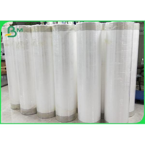 Resistente al desgarro 42.5gm 55gm Rollos de papel de tela para pulsera de alta tenacidad