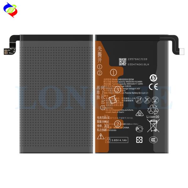 Перезаряжаемые батареи HB555591EEW для Huawei Mate 30 Pro L09 L29 AL00 TL00 N29 AL10 TL10 4500mAh 3.85V