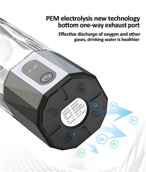 6000 Ppb Molecular Hydrogen Water Bottle Hydrogen Drink Bottle 7w