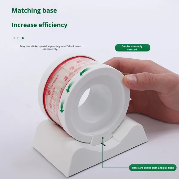 Transparent Easy-Tear Seal Stickers Durable Takeout Packaging Paper for Coffee Tea Baking Cups Milk Tea Shops and Food