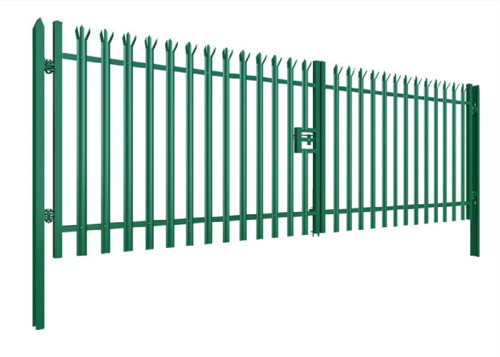 Steel Galvanized Modular Metal Palisade Fence Panels System For Enhanced Perimeter Security