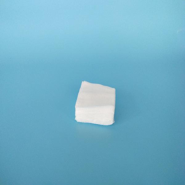 Медицинская марля вещество-поглотителя хлопка обветренной шлихты 8Ply обруча марли вытирает тампоном 10 x 10