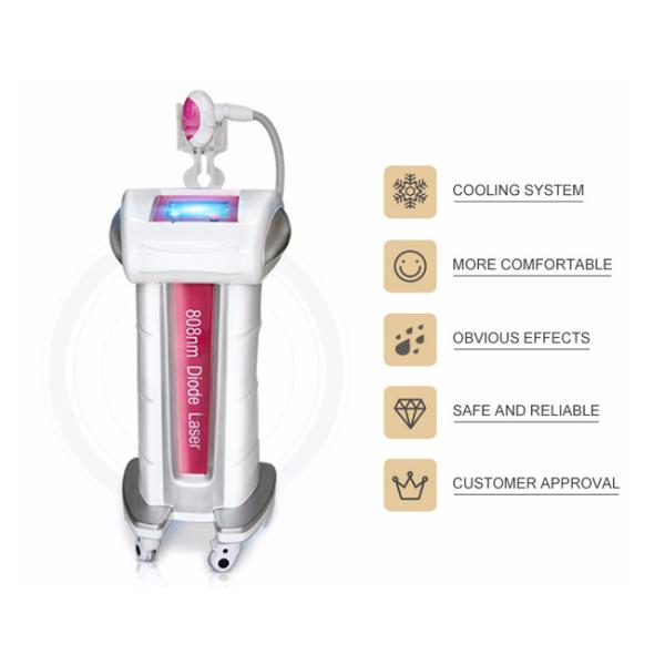 1200w Diode Laser Hair Removal Machine ,  Skin Hair Laser Removal Equipment