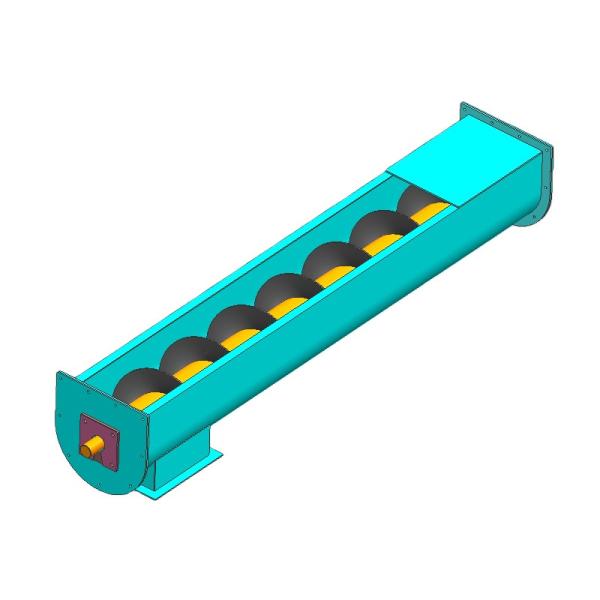 Heat Resistant Customized Carbon Steel Screw Conveyor and Spiral Conveyor