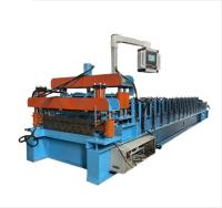 Petit pain trapézoïdal adapté aux besoins du client de double couche de panneau formant l'aluminium de machine