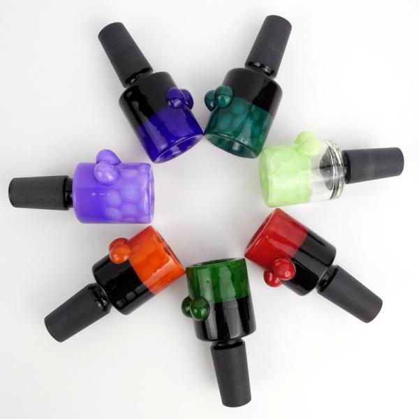 Adult Smoking Water Pipe Accessories Heady Oil Rig Glass Bowls Multi Design