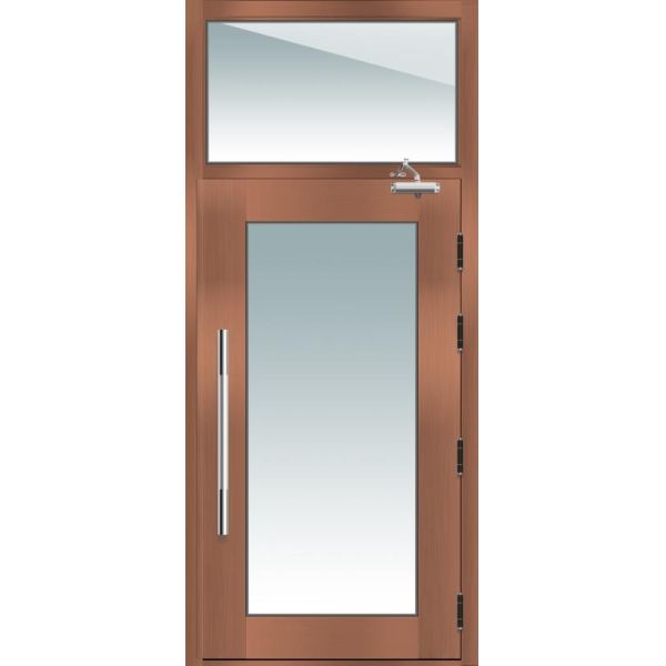 Contemporary 2 Hour Fireproof Steel Door Soundproof Glass Steel Door