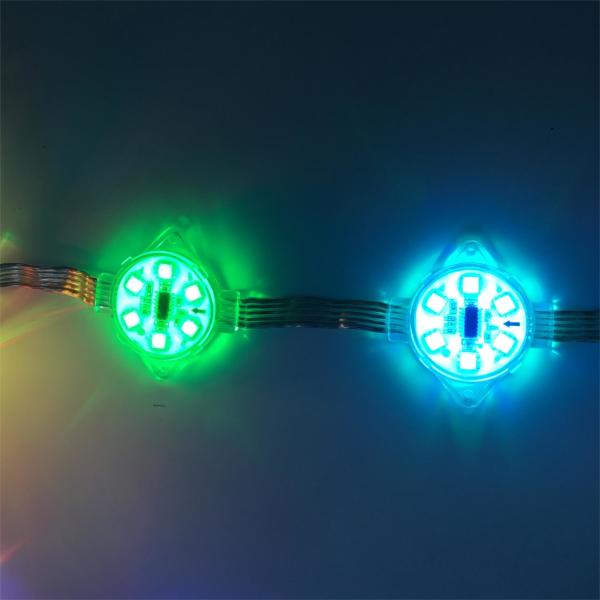 Lumières LED extérieures RGB imperméables à l'eau pour la décoration des fêtes de Noël