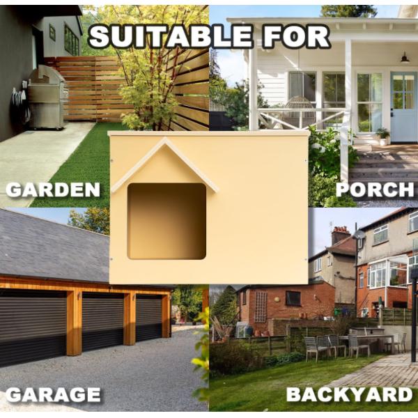 Hot Selling Outdoor Waterproof Feral Cat Shelter Wooden Stray Cat Condo Cat Houses