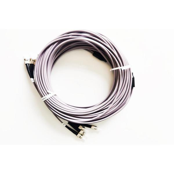 Длина кабеля 25m заплаты оптического волокна ST UPC CATV Armored MM