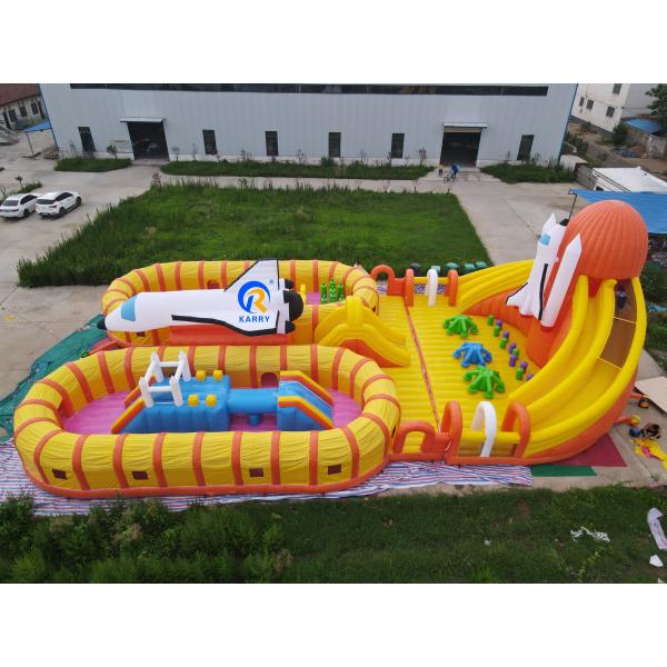 Summer Water Park Fun Unisex Large Inflatable Polar Bear Playground for Outdoor Games