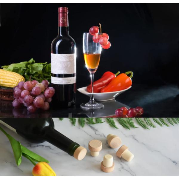 OEM ODM T Type Wooden Top Whisky Liquor Bottle Cap Для винной стеклянной бутылки