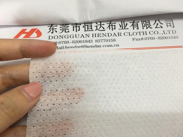 Polipropileno hidrófilo não tecido Degradable dos materiais das almofadas sanitárias das mulheres dos materiais da tela