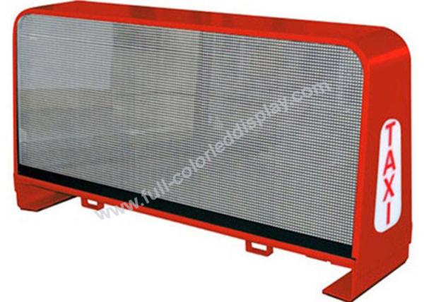 Long Time Warranty LED Taxi Sign  With Usb Wifi 3G 600Hz~2000Hz