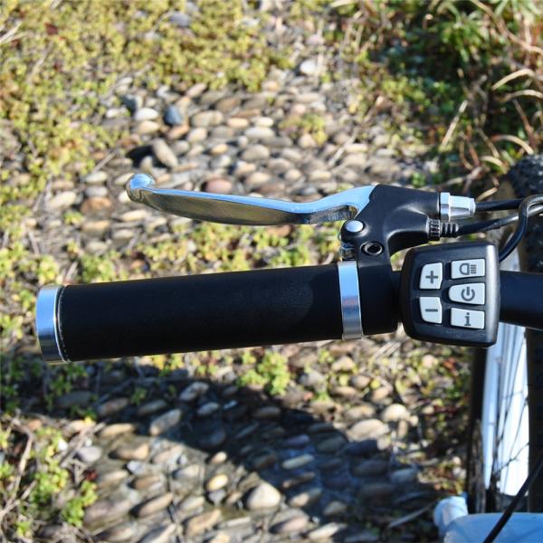 26 Inch Full Suspension Electric Mountain Bike Wattage 351 - 500w With Middle Drive Motor