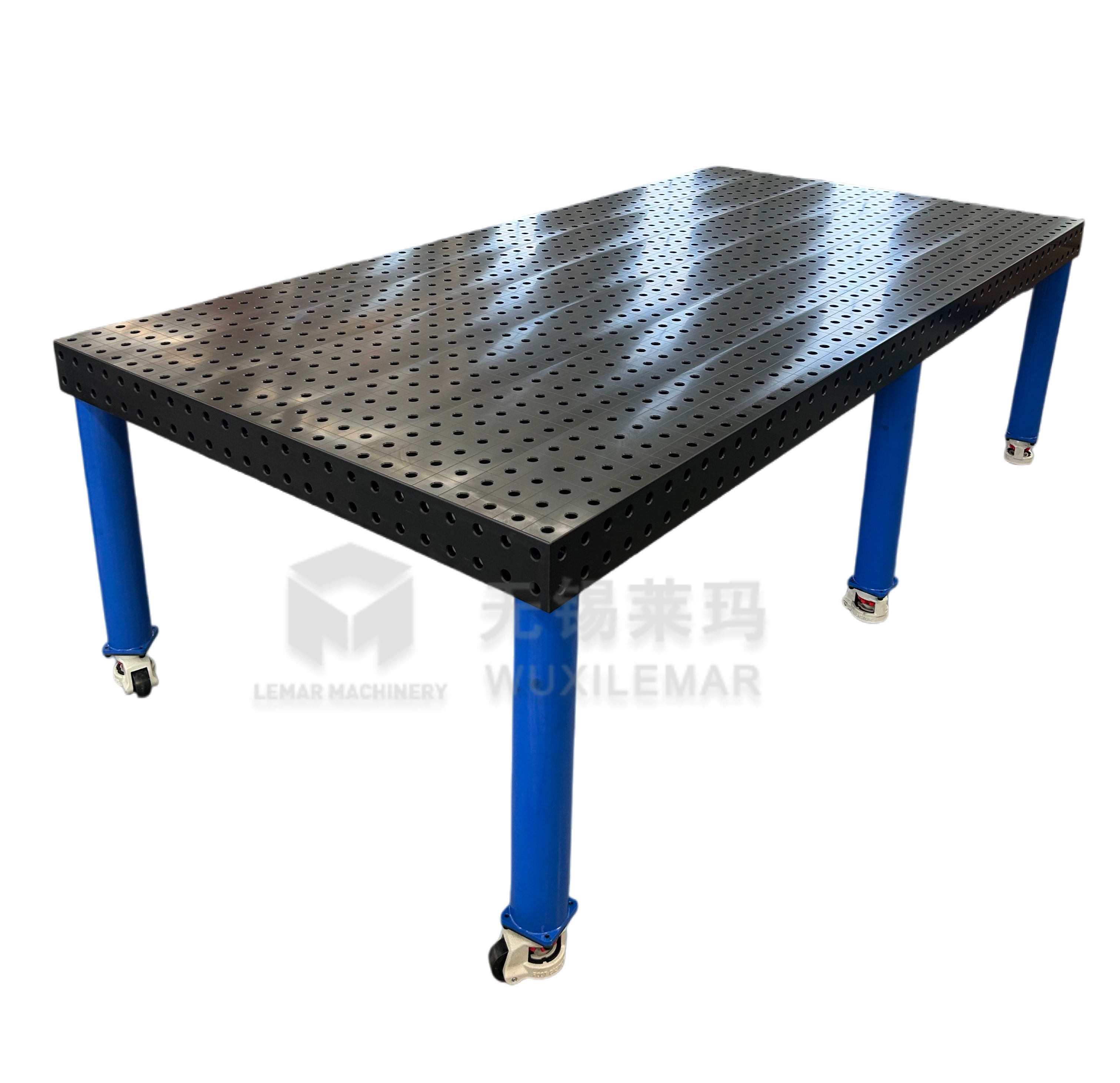 Load 10000kg Welding Fixture Table Steel Frame Welding Fab Table Adjustable Clamps