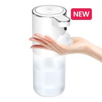 IPX5 4 Dispensador automático de sabão à prova d'água com ajuste de velocidade com distância de detecção de 5-10 cm