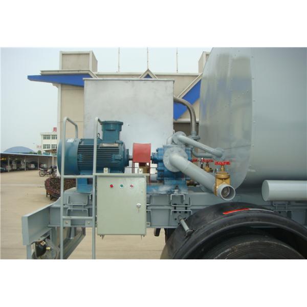 30CBM Bitumen Heating Tank , Asphalt Cheap Tanker Trailer , Asphalt Tank Transport Trailer