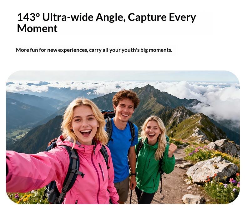 Cross-Border Best-Selling Y360 4K Outdoor Sports Camera Mini Thumb 128G 2.0-inch Screen 140 Wide Angle Handheld Vlog Video