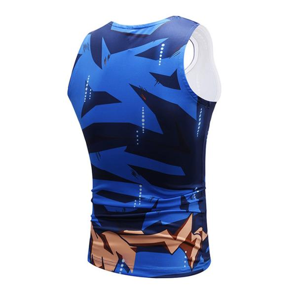 Custom Son Goku Anime Dragon Ball Clothes Men Running Sportswear