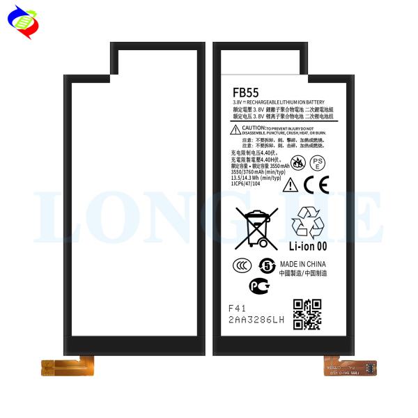 Batterie Li-polymère rechargeable FB55 pour Motorola Droid Turbo 2 XT1585 XT1580 XT1581 Moto X Force SNN5958A 3760mAh