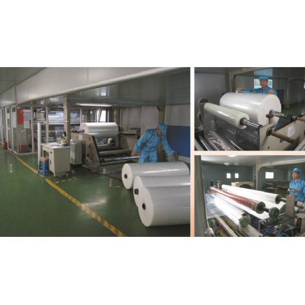 Película protectora de PE soluble en agua resistente al calor a 60℃ para mármol y granito, no deja residuos