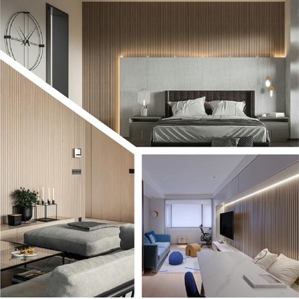 Панели WPC офисов ISO14001 внутренние деревянные не обшивают панелями никакое обслуживание 158x10mm