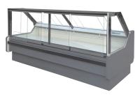Vitrina refrigerada tienda de delicatessen R404a con el regulador de temperatura de Digitaces