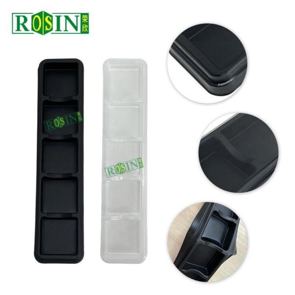 Custom 5 Cavity Chocolate Insert Trays Disposable Blister PP With Clear Lid