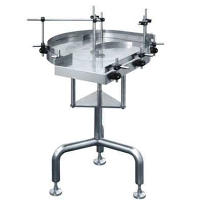Таблица Unscrambling Semi автоматической машины Turntable бутылки роторная