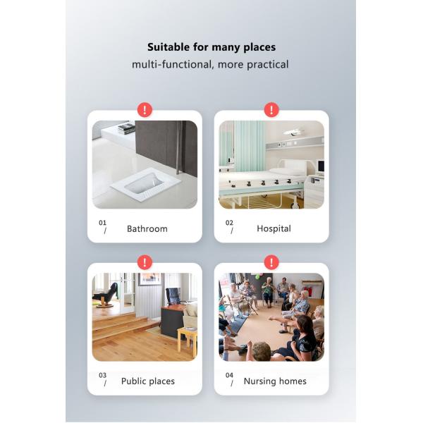 15*56*90cm Soft Foldable Shower Chair Customized High Strength For Elderly Care