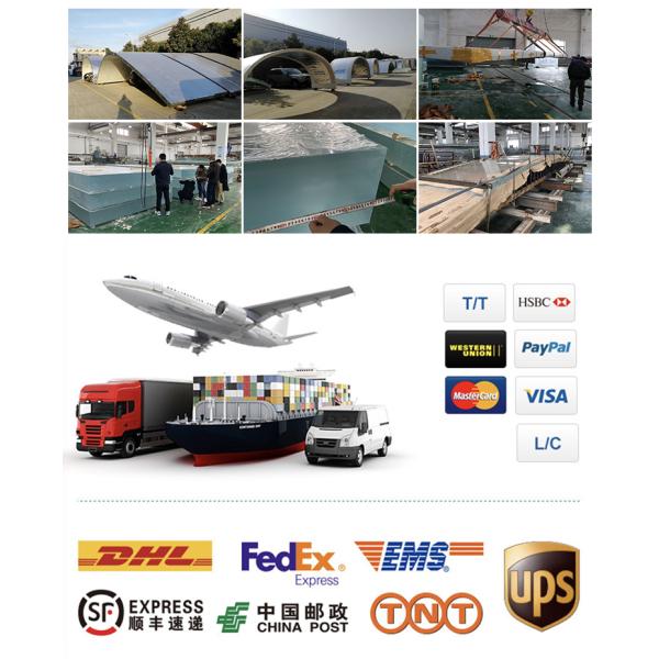 Ультрафиолетовая защита отливки толстых акриловых панелей для семейного бассейна Вилла бассейн