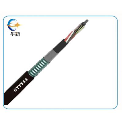 GYTY53 Cable blindé en fibre optique à double enveloppe en bande d'acier