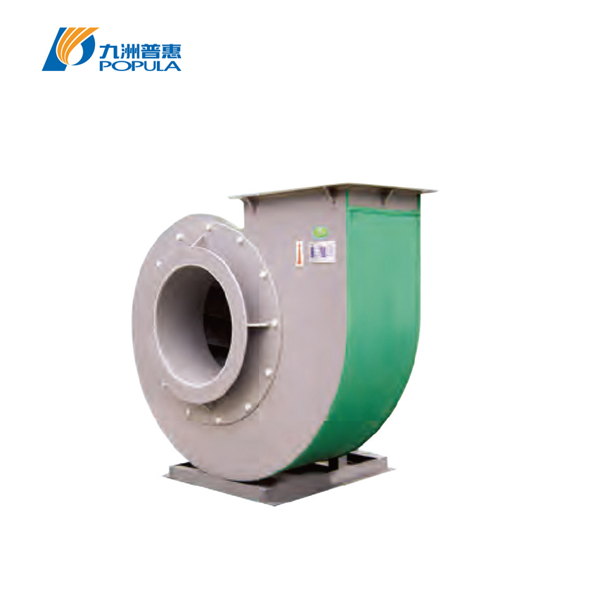 Polypropylene Plastic Industrial Fan PVC Centrifugal Fan Acid Resistant Direct Drive Design