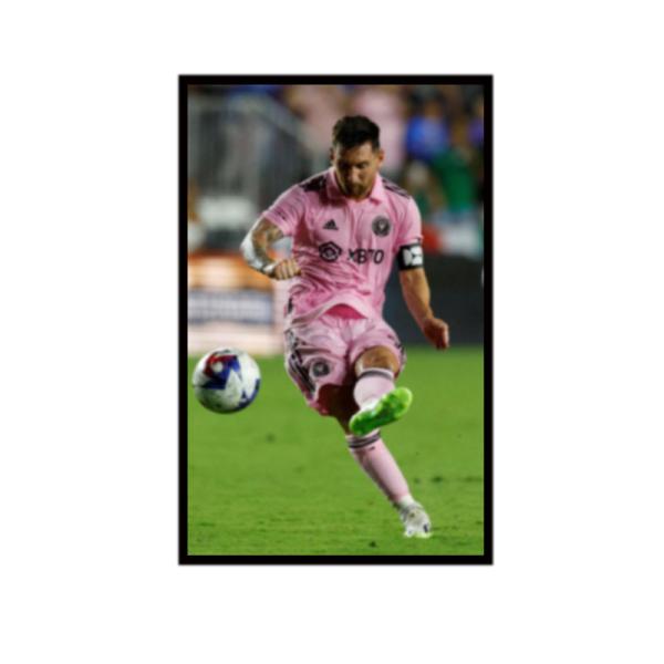 PET Messi Lenticular 3D Poster Custom 0.6mm Thickness Without Frame