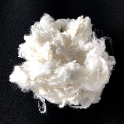 Fibra de grampo viscosa amigável de Eco, fibra viscosa de bambu absorvente da umidade