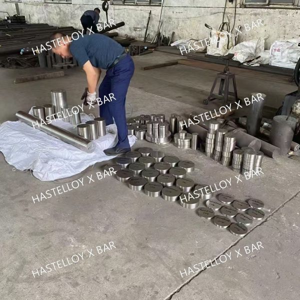 Barra redonda de Hastelloy X de superficie brillante y negra / Barras de aleación de níquel Hastelloy X en longitud personalizada
