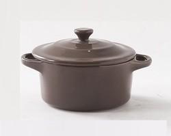 Mini Stoneware Ceramic Oven Bowl Pot For Creme Brulee Cake Oven