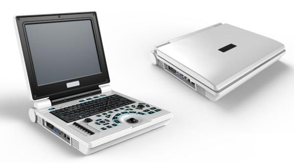 Black&white Portable Medical Ultrasound Scanner Machine for Vet Use