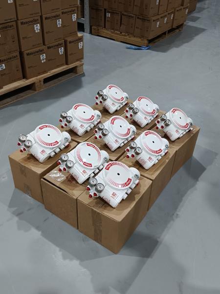 Válvula de control automático de accionador neumático posicionador de válvula Flowserve Logix 520MD 3200MD 3800 Válvula de control digital industrial precio