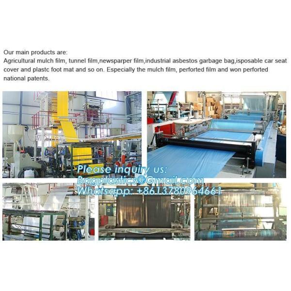 Pe Mulch Film With Holes For Agriculture Perforated Red Plastic Mulch For Peppers Crop Cover For Tomatoes