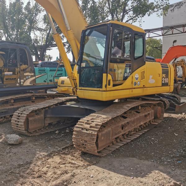 0-2000 Рабочие часы PC210 Кумацу экскаваторная машина с оригинальным гидравлическим клапаном