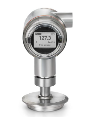 Rosemount 3051HT Hygienic Pressure Transmitter with ±0.1% FS Accuracy, 316L SST Material, and 4-20mA HART® Communication