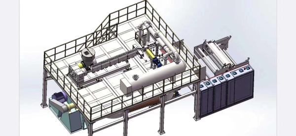 the latest hot sale 1.6 meter Single S non woven cloth making machine(full set) PP Meltblown Production Nonwoven Fabric