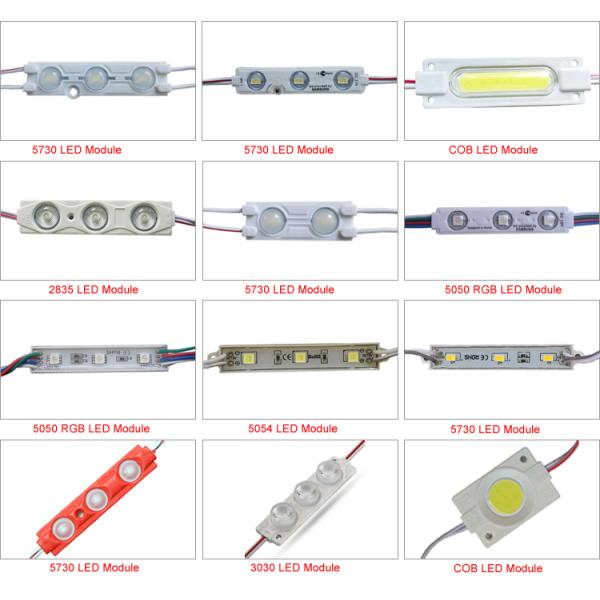 Строки модуля СИД DC 12V 1.5W делают 3 модуль водостойким СИД СИД IP65 SMD 5730 для коробки света Signage