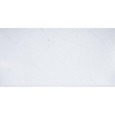 Carrara Branca Clássica Com Linha 2/3cm Pedra Artificial Fácil Manutenção Superfície de Quartzo