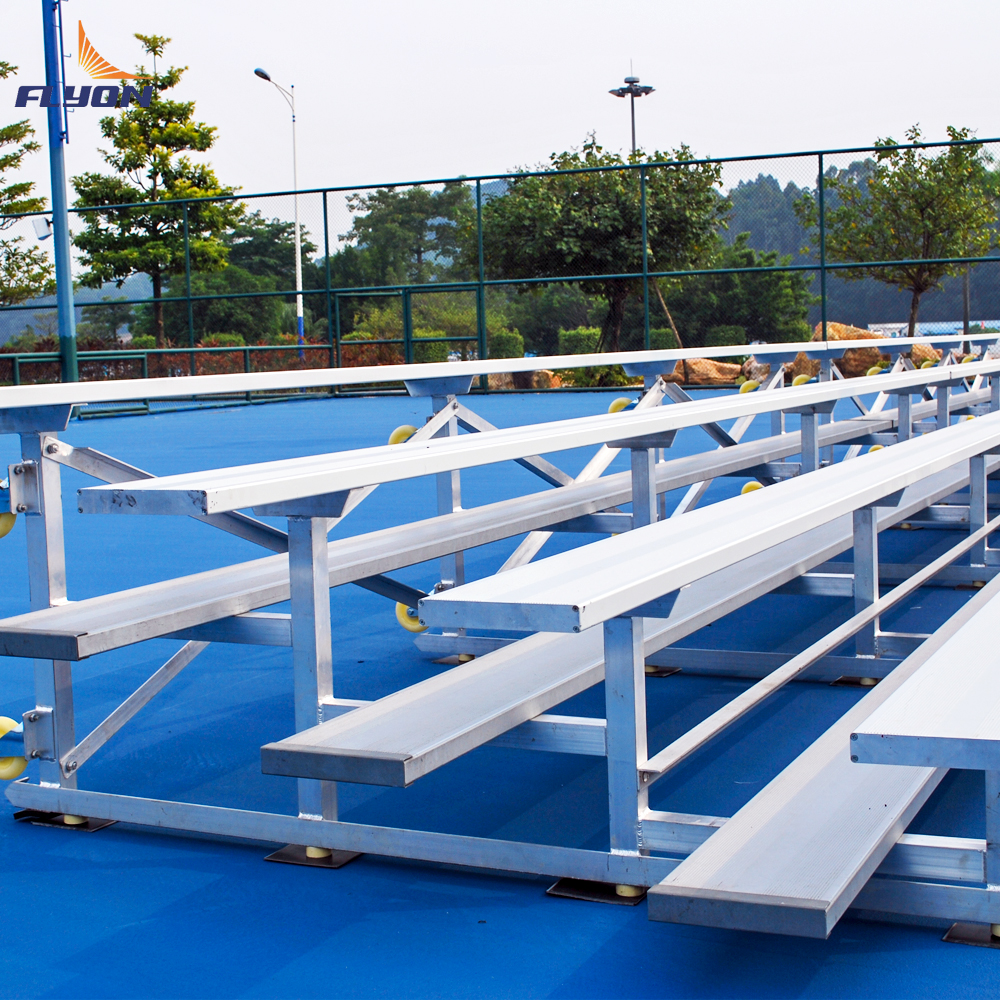Quick Installation Modular Design Aluminum Bleachers with 5-Year Warranty for Portable Stadium Seating